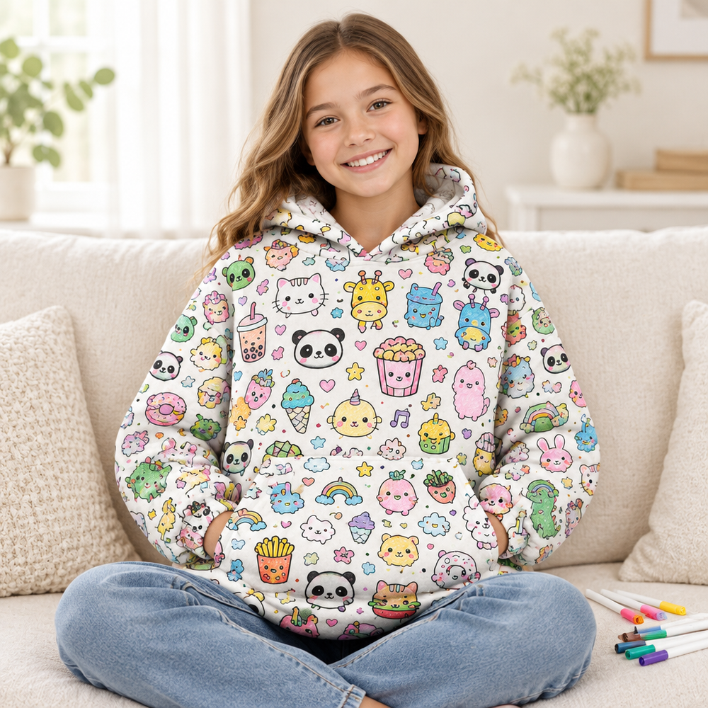 DoodleHoodie ausgemalt