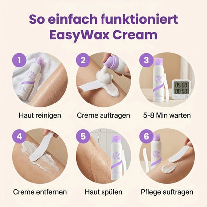 EasyWax Cream - schmerzfreie Haarentfernung